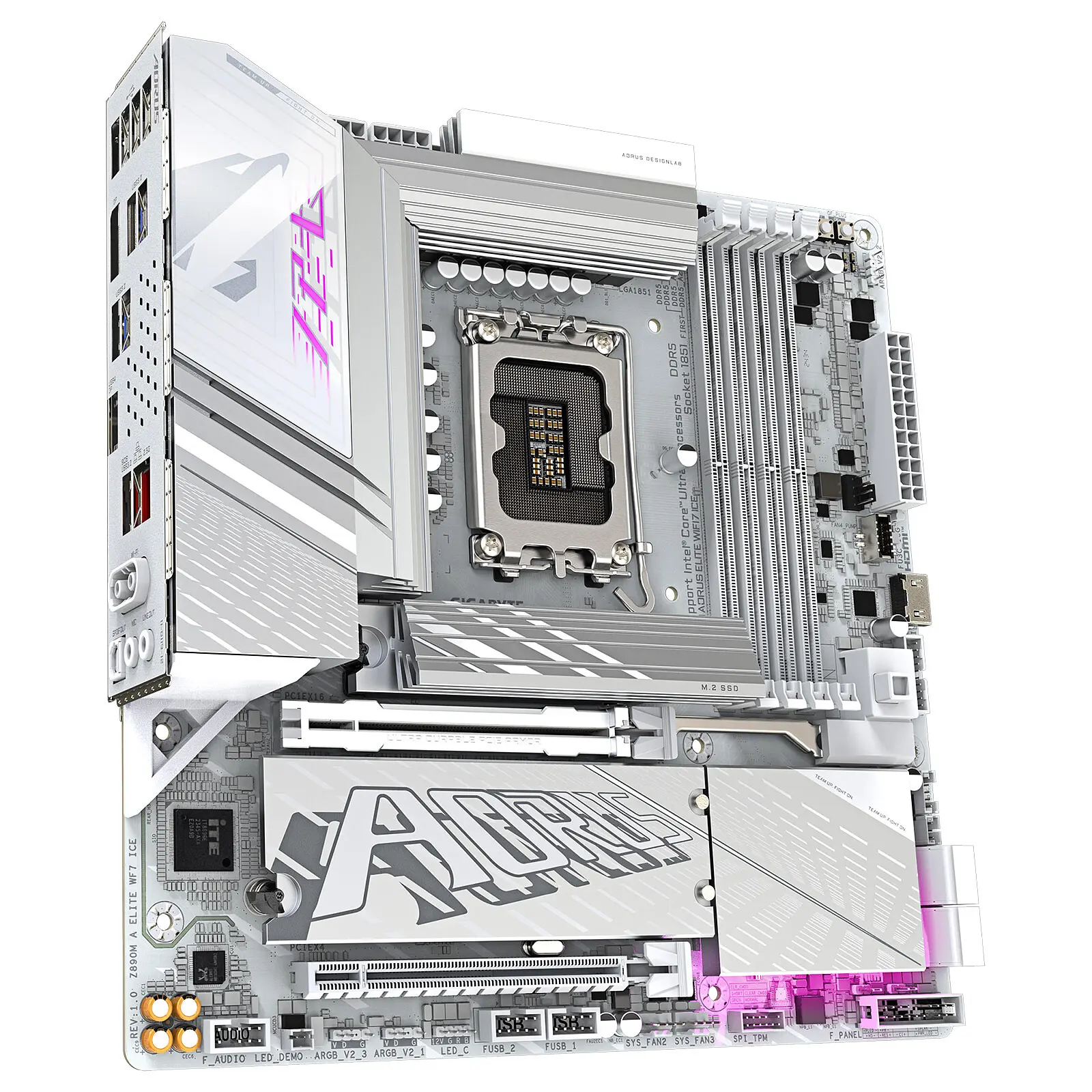 CM INTEL GIGABYTE Z890M AORUS ELITE WIFI7 ICE WHITE DDR5